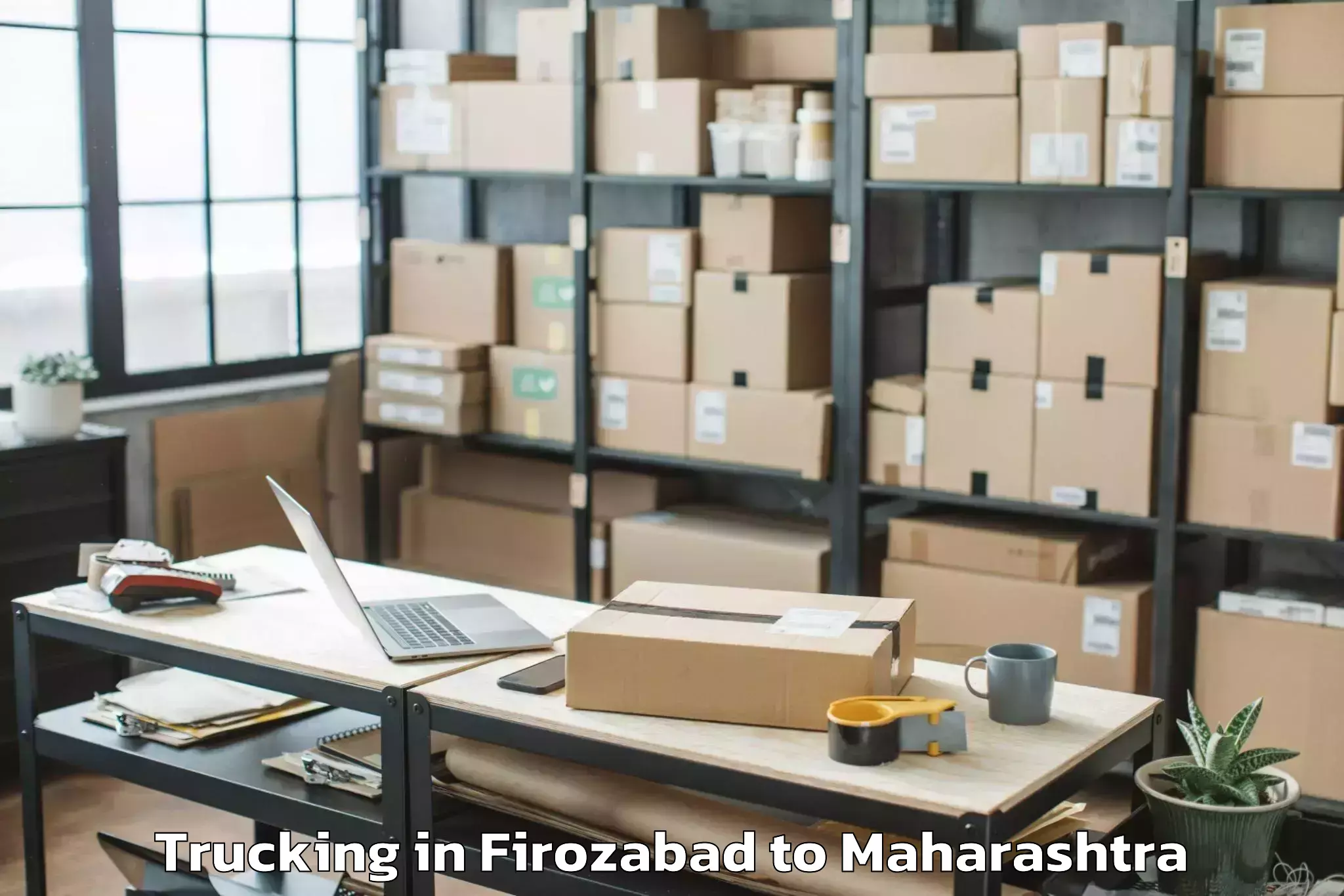 Easy Firozabad to Kadegaon Trucking Booking